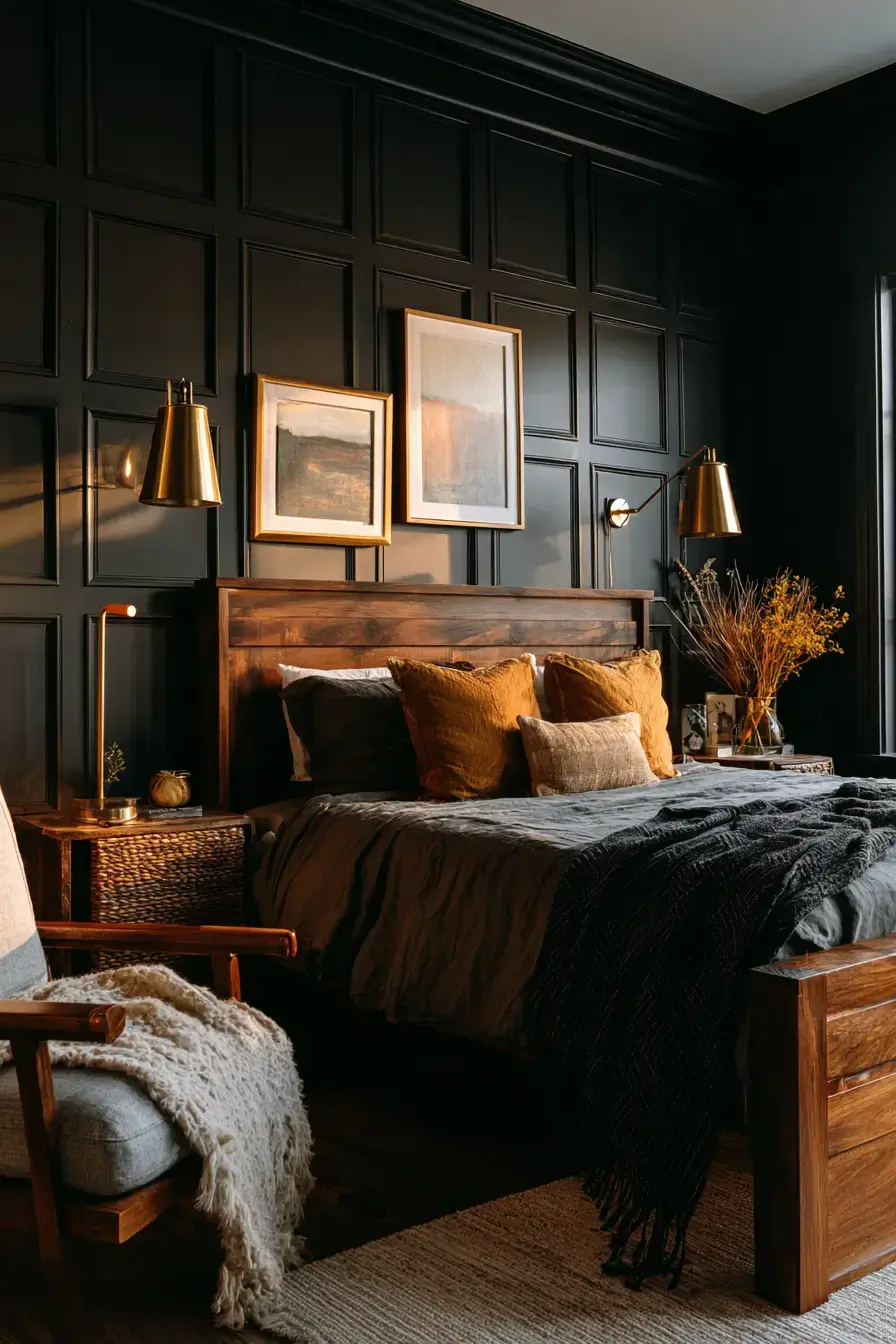 29 Black Themed Bedroom Ideas That Read Cozy, Not Cold 25 black themed bedroom
