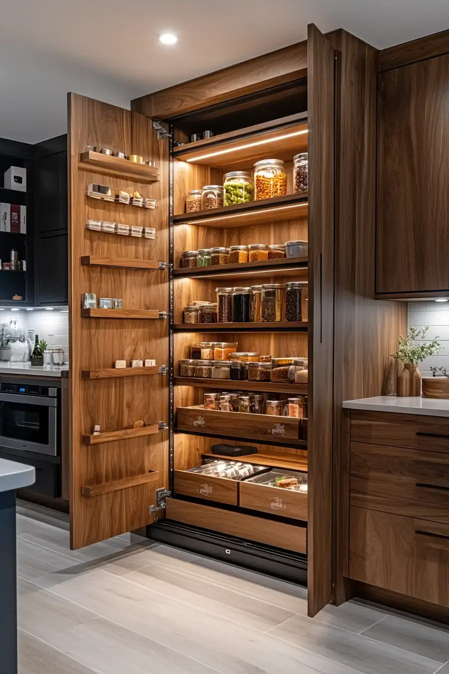 27 Kitchen Pantry Designs Built Around Real Grocery Habits 25 kitchen pantry design