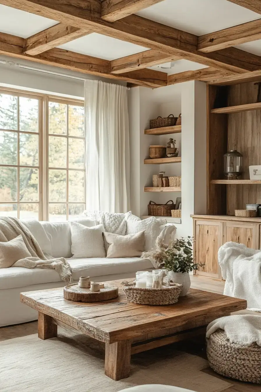 29 Rustic Farmhouse Living Room Ideas Built for Everyday Life 25 rustic farmhouse living room