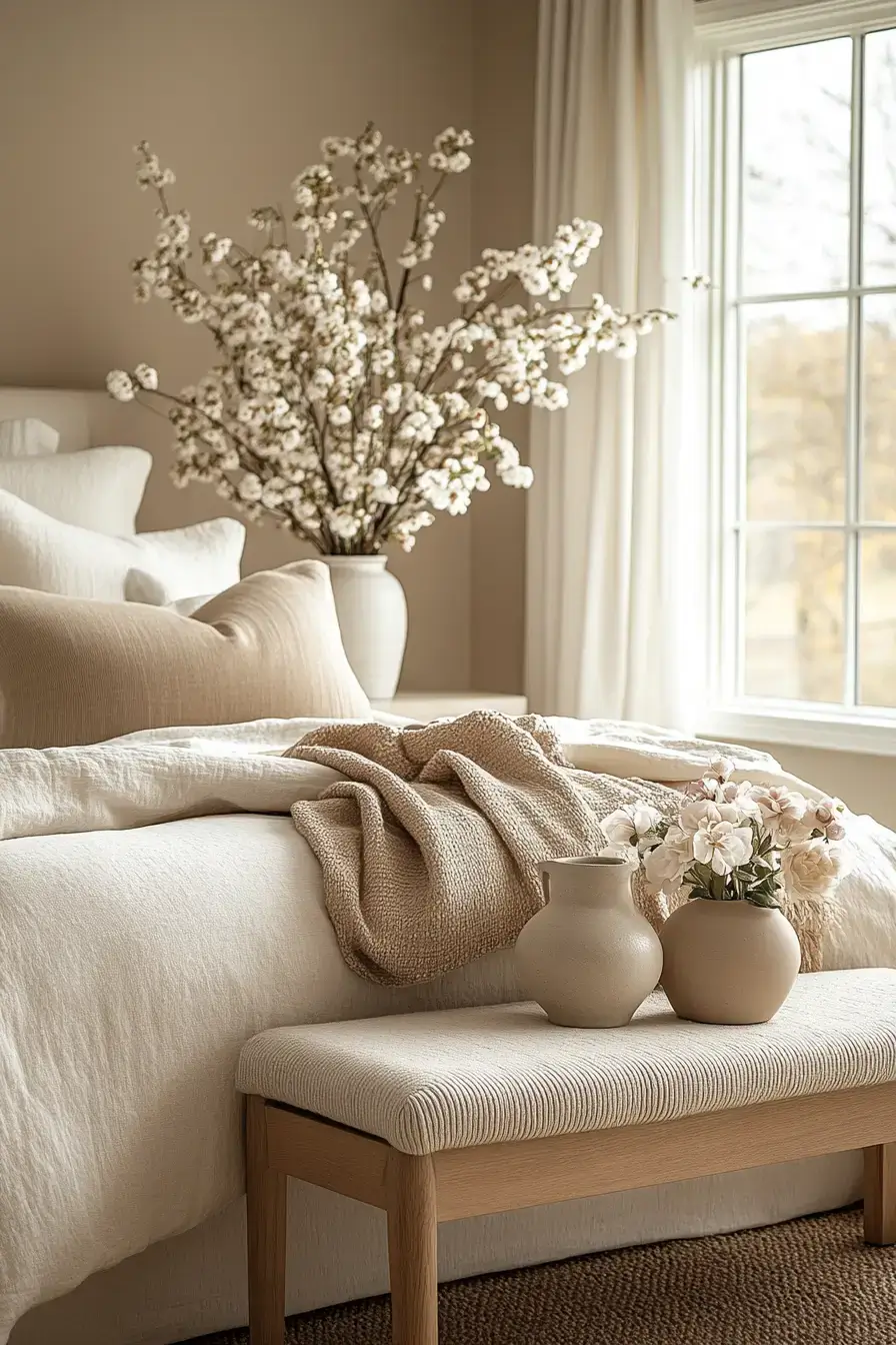 29 Beige Bedroom Ideas for Waking Up with the Light 26 beige bedroom