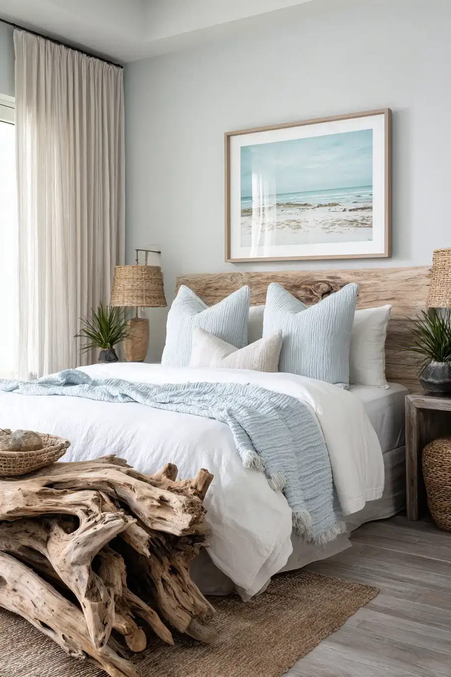 29 Coastal Bedroom Ideas That Borrow the Ease of a Beach Morning 26 coastal bedroom ideas