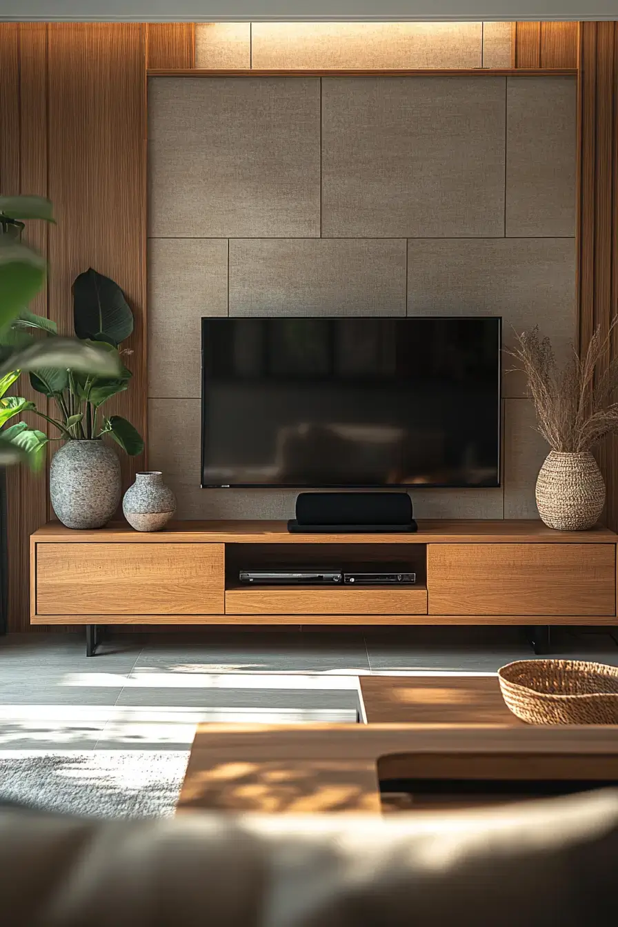 29 TV Unit Decor Ideas That Finally Give the Screen a Proper Home 26 tv unit decor