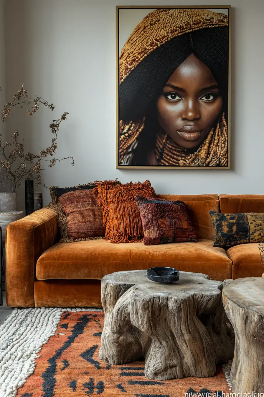 29 Afro Chic Home Decor Ideas That Mix Heritage With Quiet Confidence 26 afro chic home decor