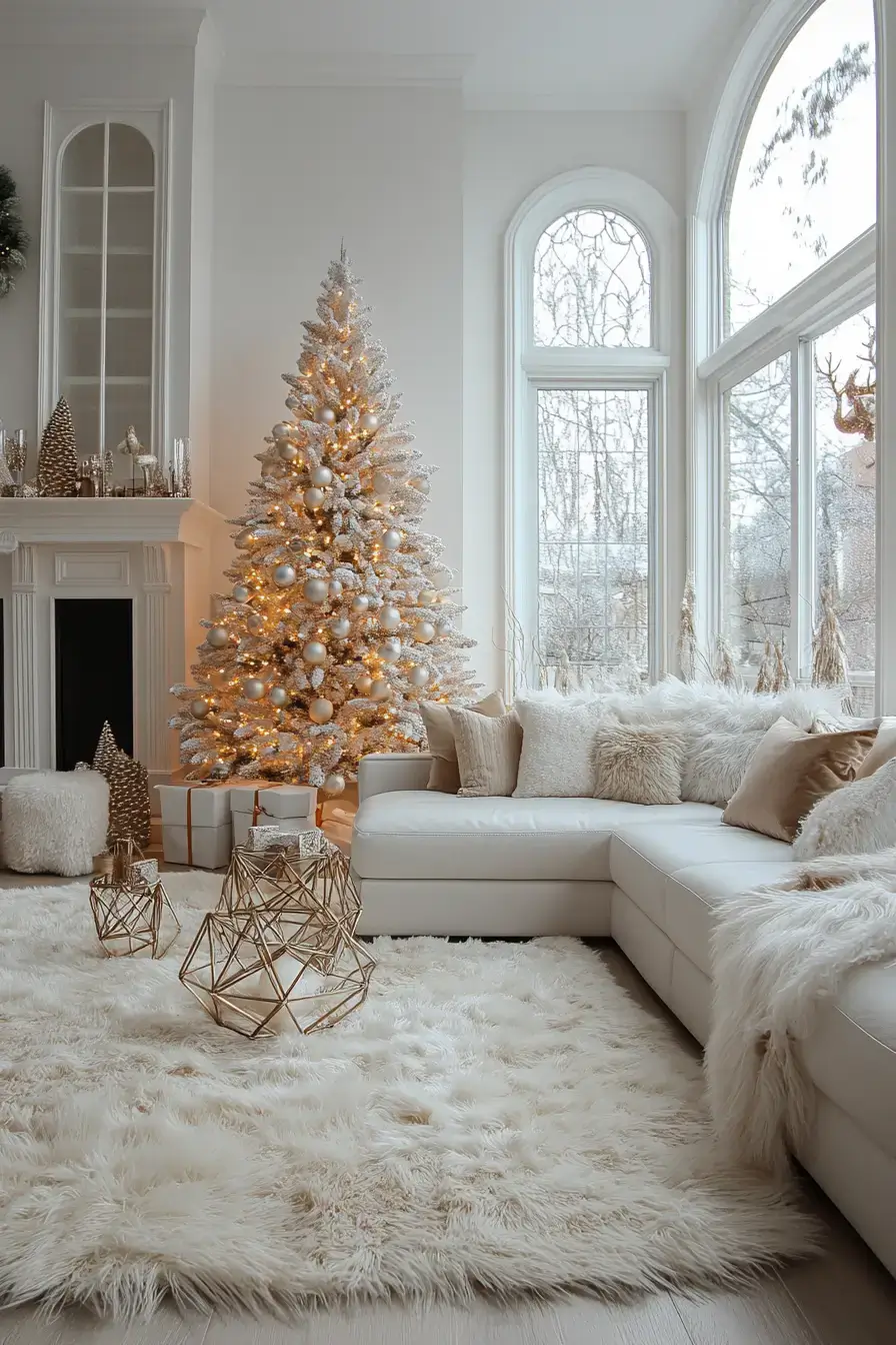 29 Christmas Living Room Setups That Feel Like a Real Holiday Evening 26 christmas living room