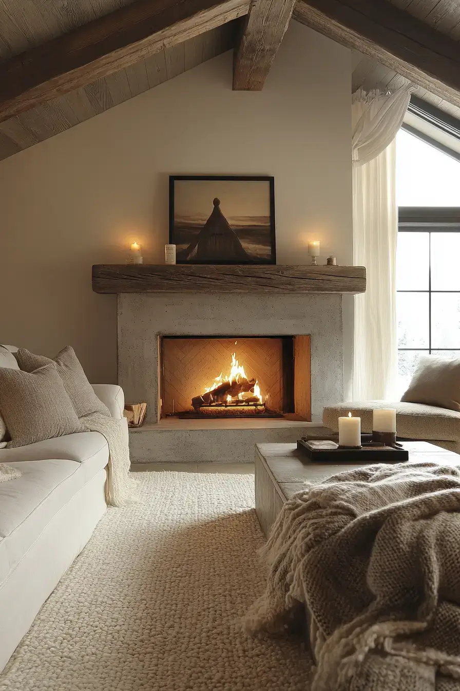 29 Rustic Farmhouse Fireplace Ideas That Pull the Room Together 26 rustic farmhouse fireplace
