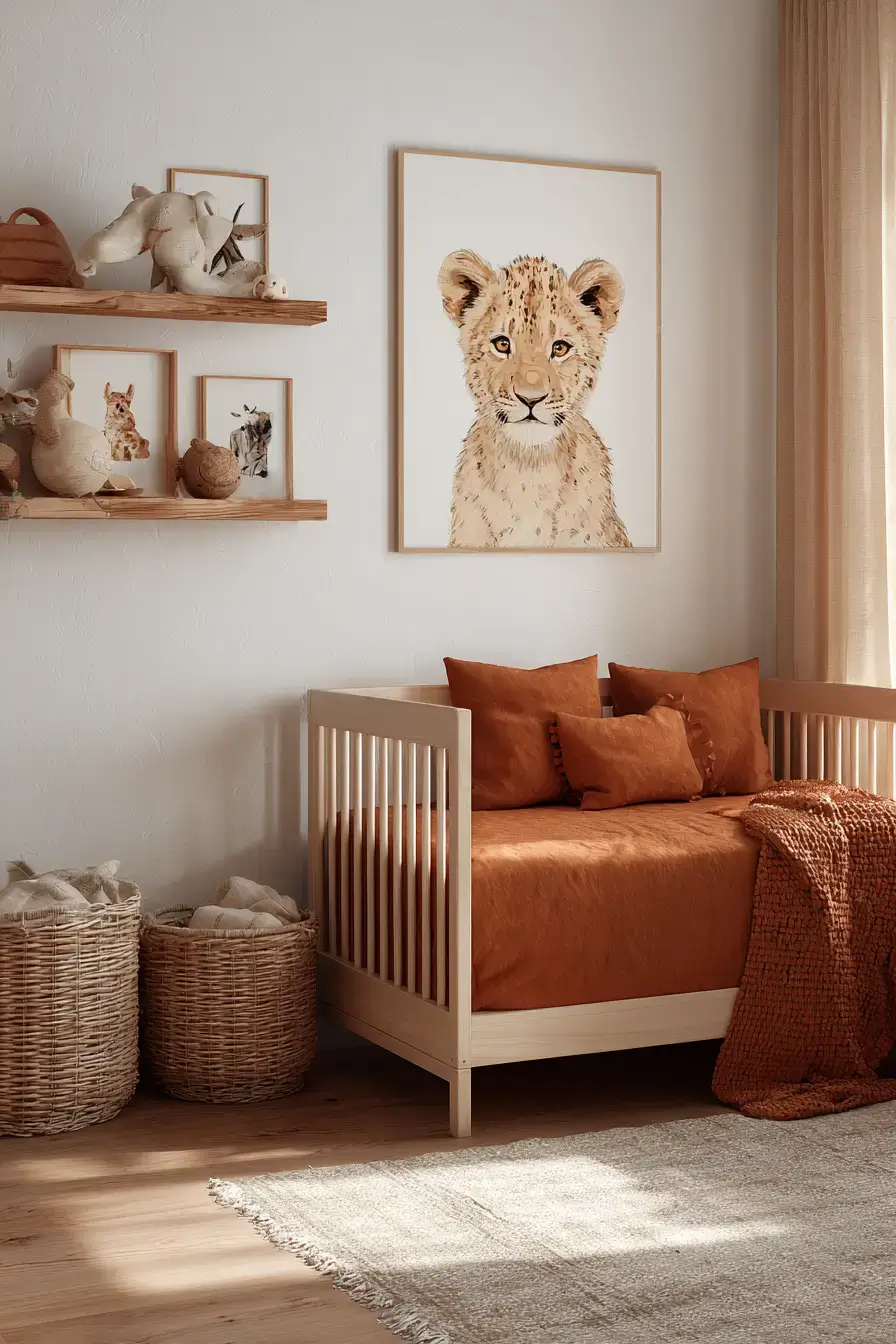 29 Safari Baby Room Ideas for a Soft Little Wild Side 26 safari baby room