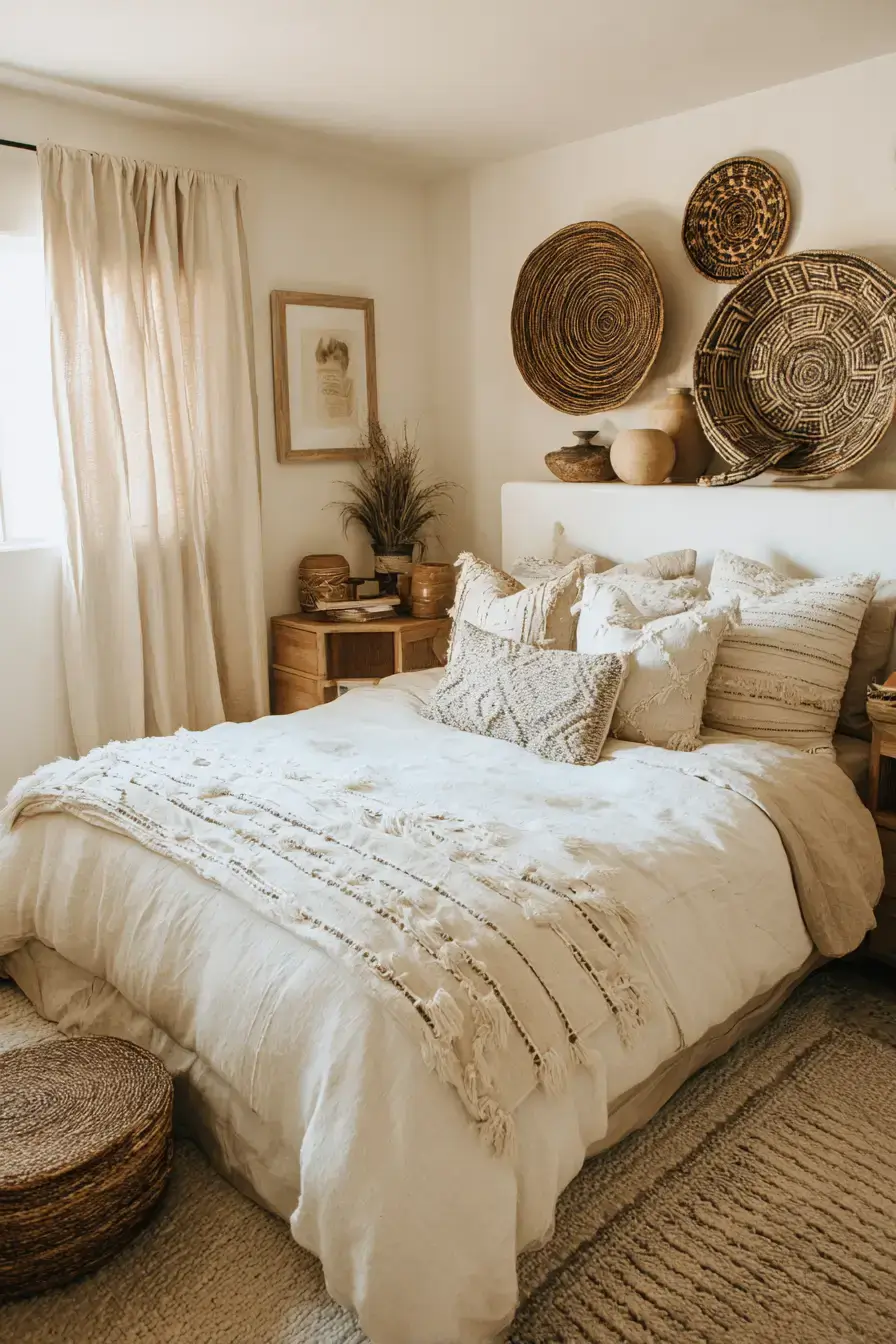 29 Afro Boho Bedroom Ideas That Turn Sleep Spaces Into Sanctuaries 27 afro boho bedroom
