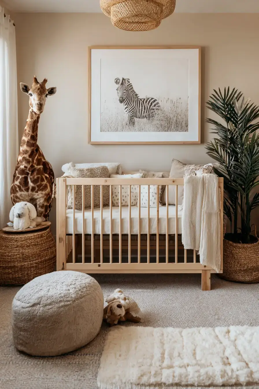 29 Safari Baby Room Ideas for a Soft Little Wild Side 27 safari baby room