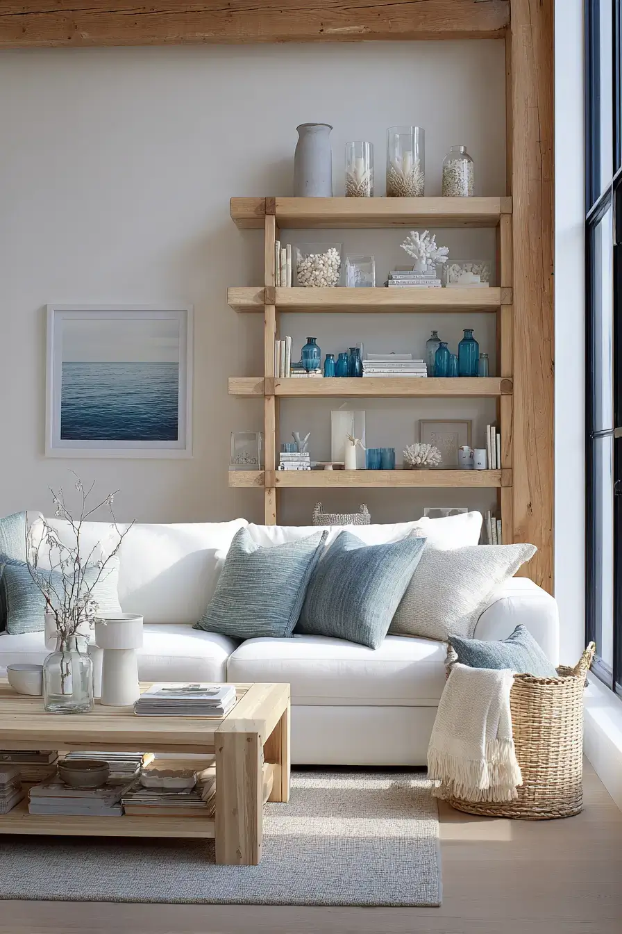 29 Modern Coastal Living Room Ideas With a Clean, Breezy Edge 27 modern coastal living room