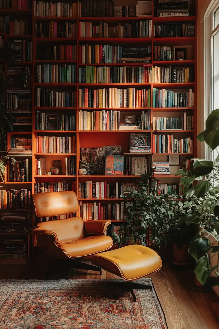 25 Cozy Home Library Corners That Make You Want to Stay Up Reading 27 cozy home library
