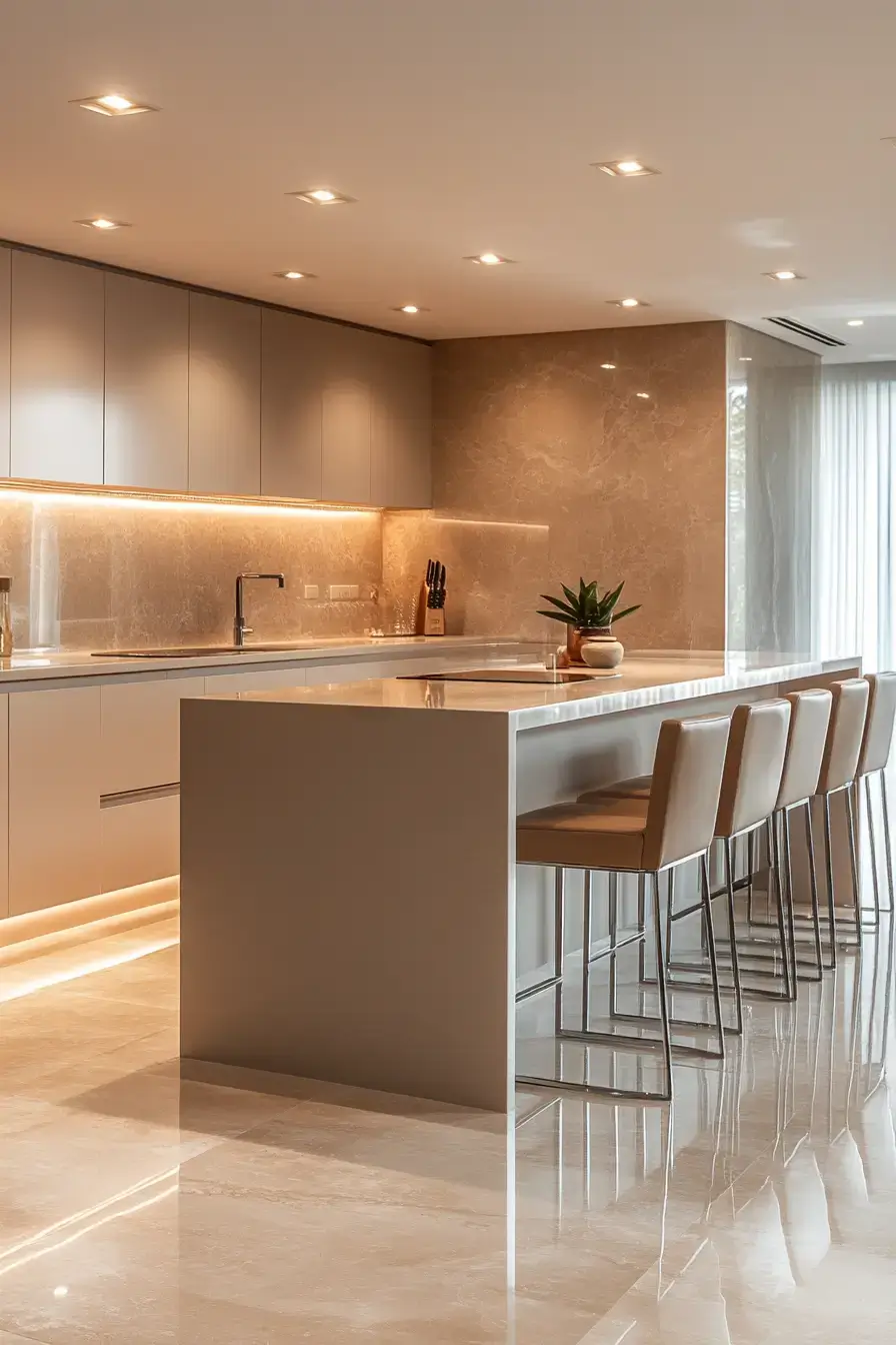 29 Beige Kitchen Ideas That Quietly Shift With the Light All Day 27 beige kitchen
