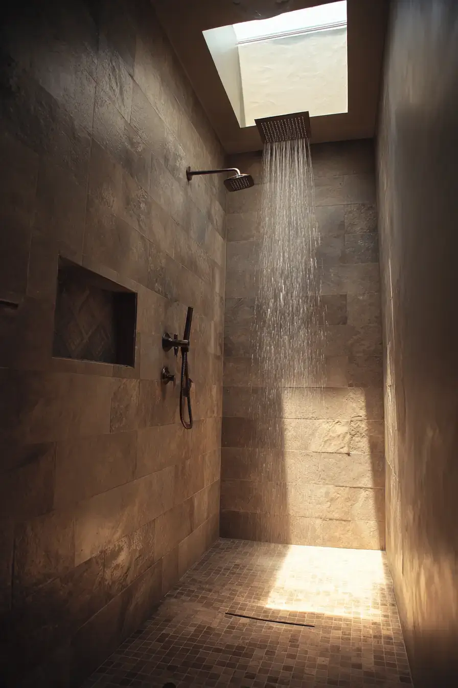 29 Rustic Walk In Shower Ideas That Feel Like a Lodge Retreat 27 rustic walk in shower ideas