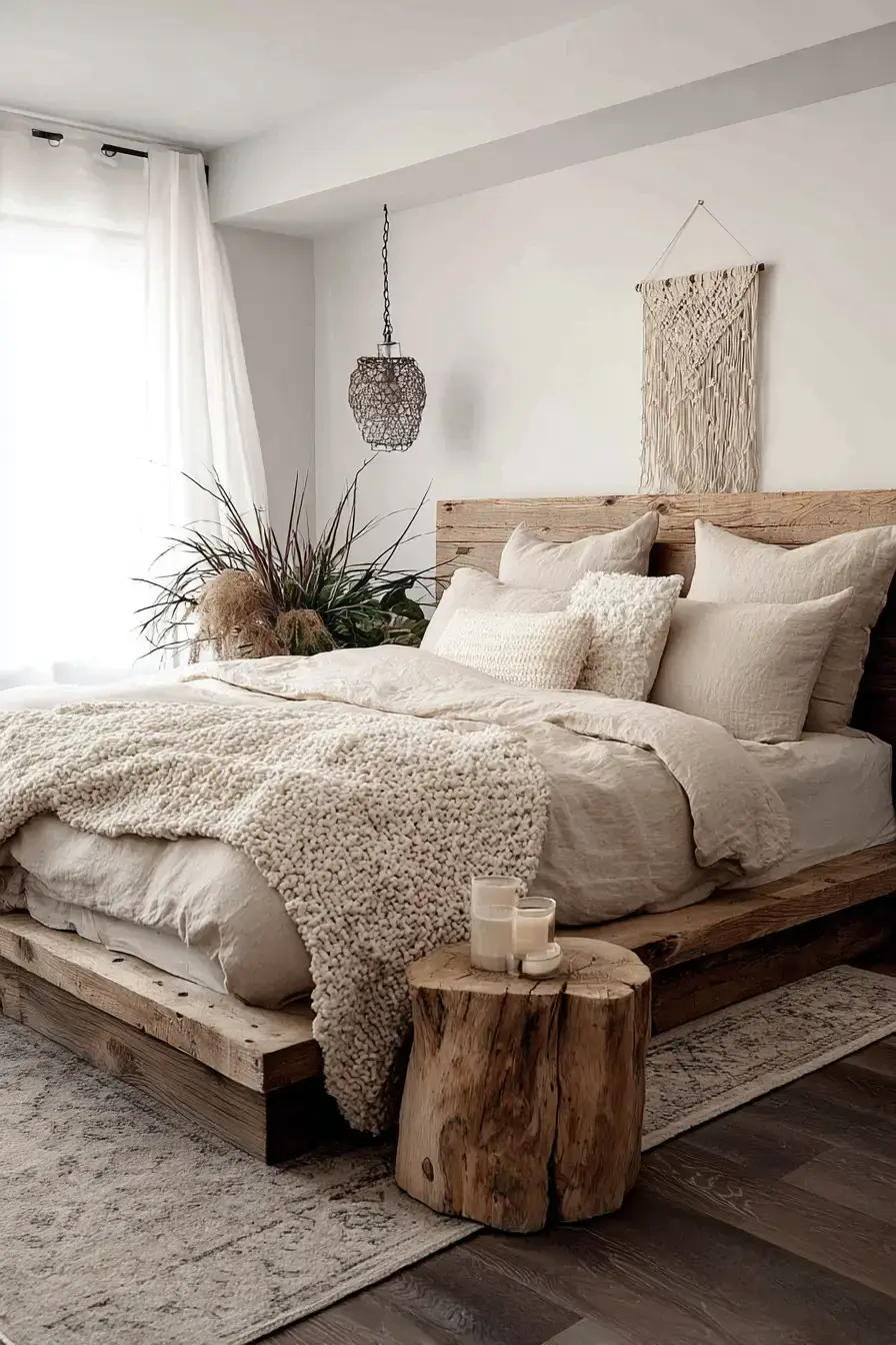 29 Minimalist Boho Bedroom Ideas That Balance Bare and Cozy 27 minimalist boho bedrooms