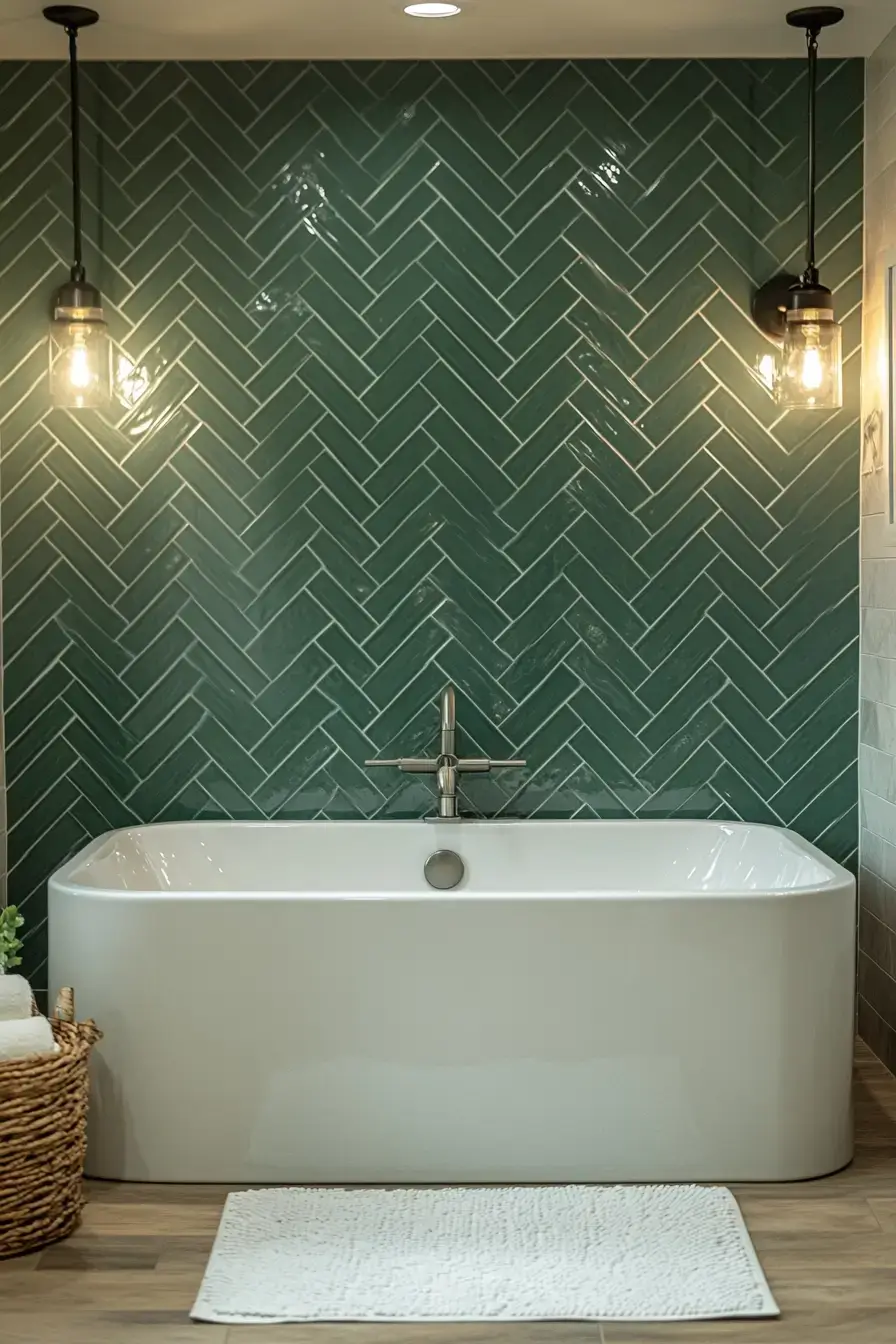 29 Emerald Green Bathroom Ideas That Make a Case for Deep Color 28 emerald green bathroom