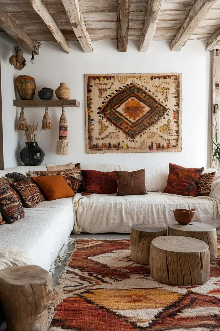 29 Afro Boho Living Room Ideas That Feel Lived-In, Not Staged 28 afro boho living room