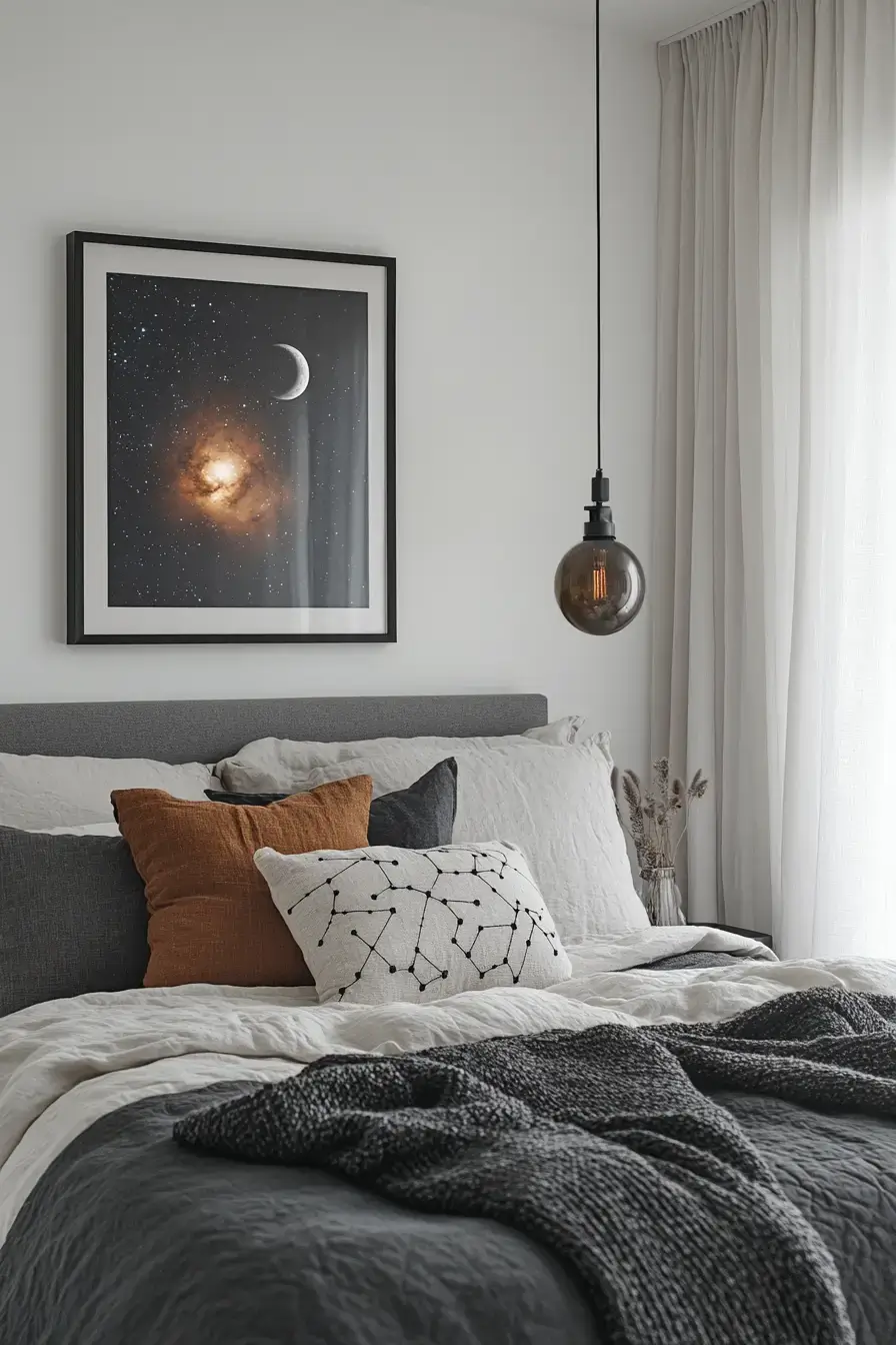 29 Space Themed Bedroom Ideas That Feel Like a Quiet Orbit 28 space themed bedroom