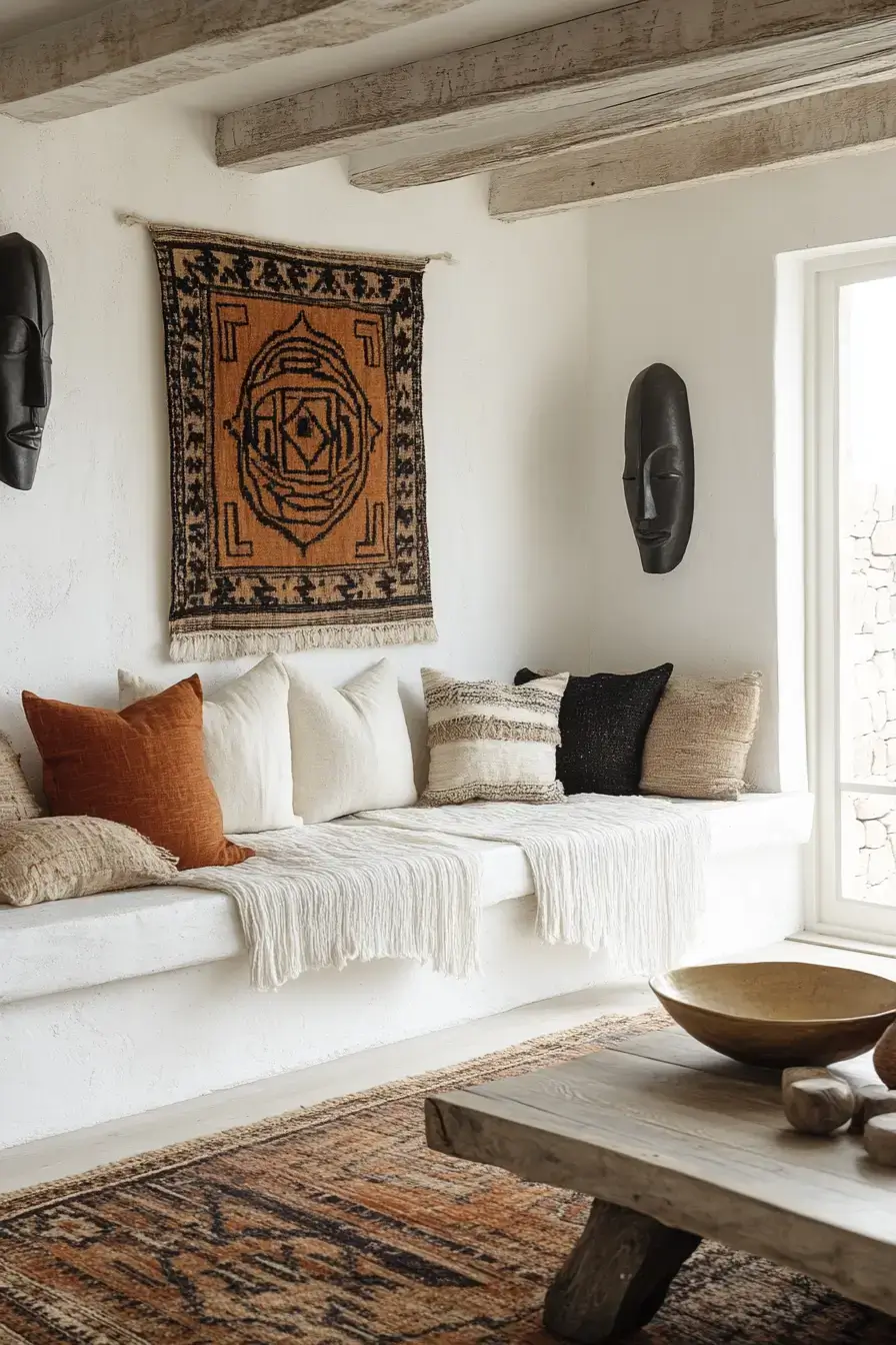 29 Afro Bohemian Style Decor Ideas That Make a Room Feel Collected, Not Decorated 28 afro bohemian style decor