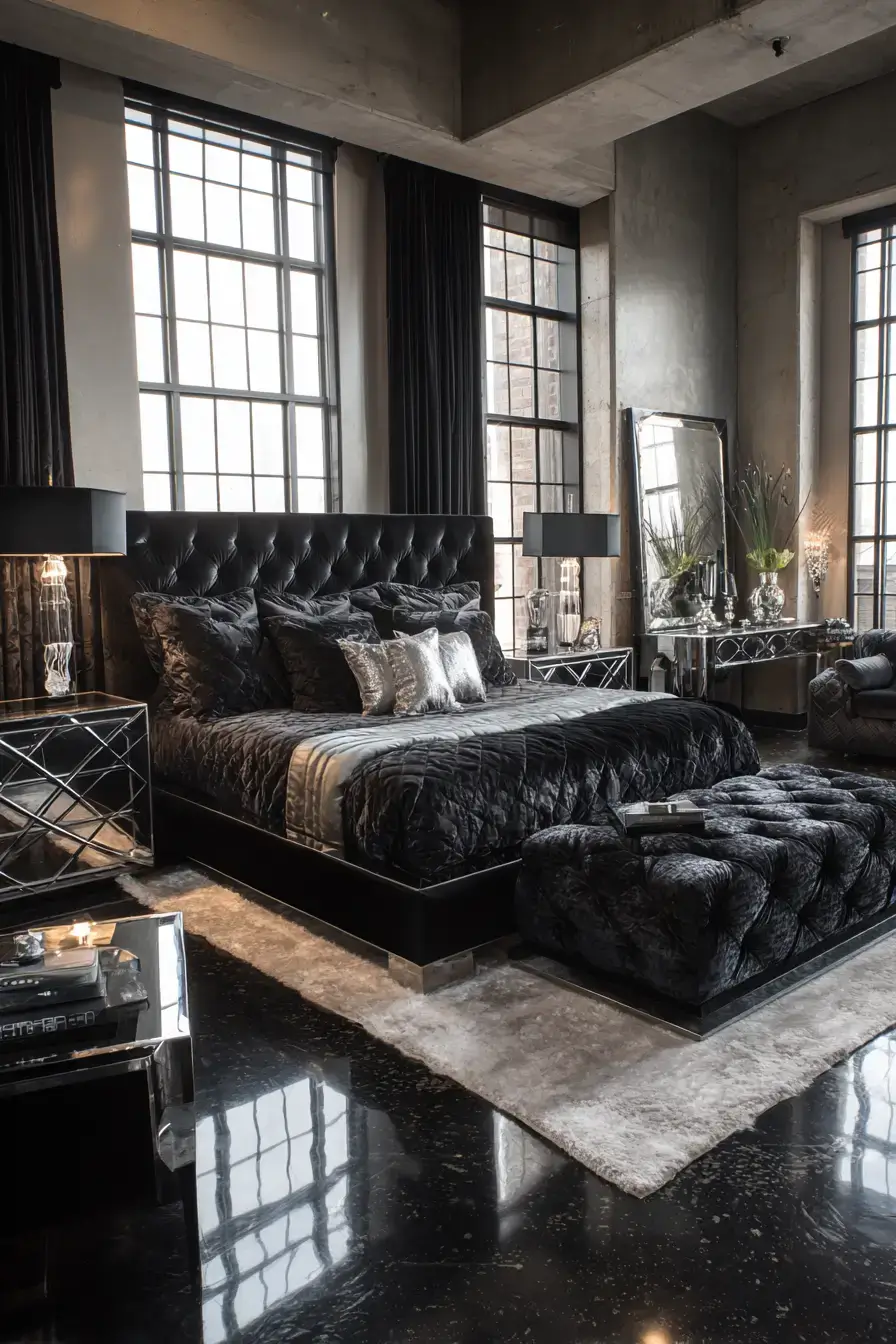 29 Black Themed Bedroom Ideas That Read Cozy, Not Cold 28 black themed bedroom