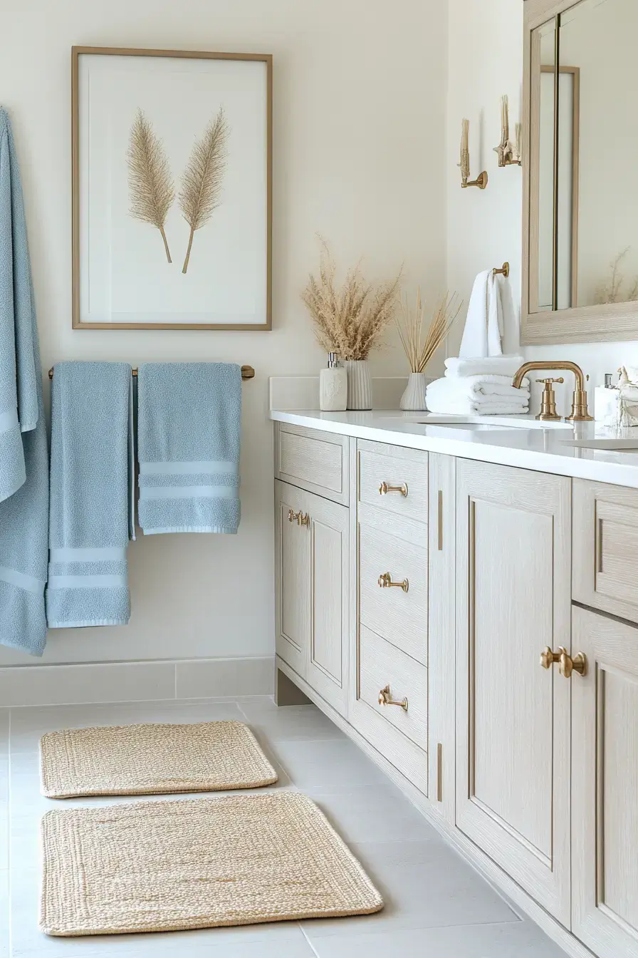 29 Modern Coastal Bathroom Ideas That Feel Spa-Calm 28 modern coastal bathroom