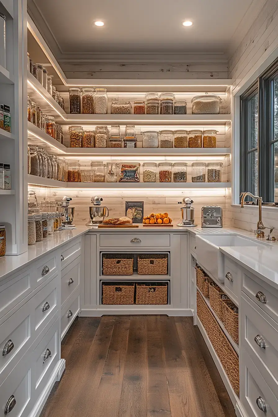 27 Kitchen Pantry Designs Built Around Real Grocery Habits 28 kitchen pantry design