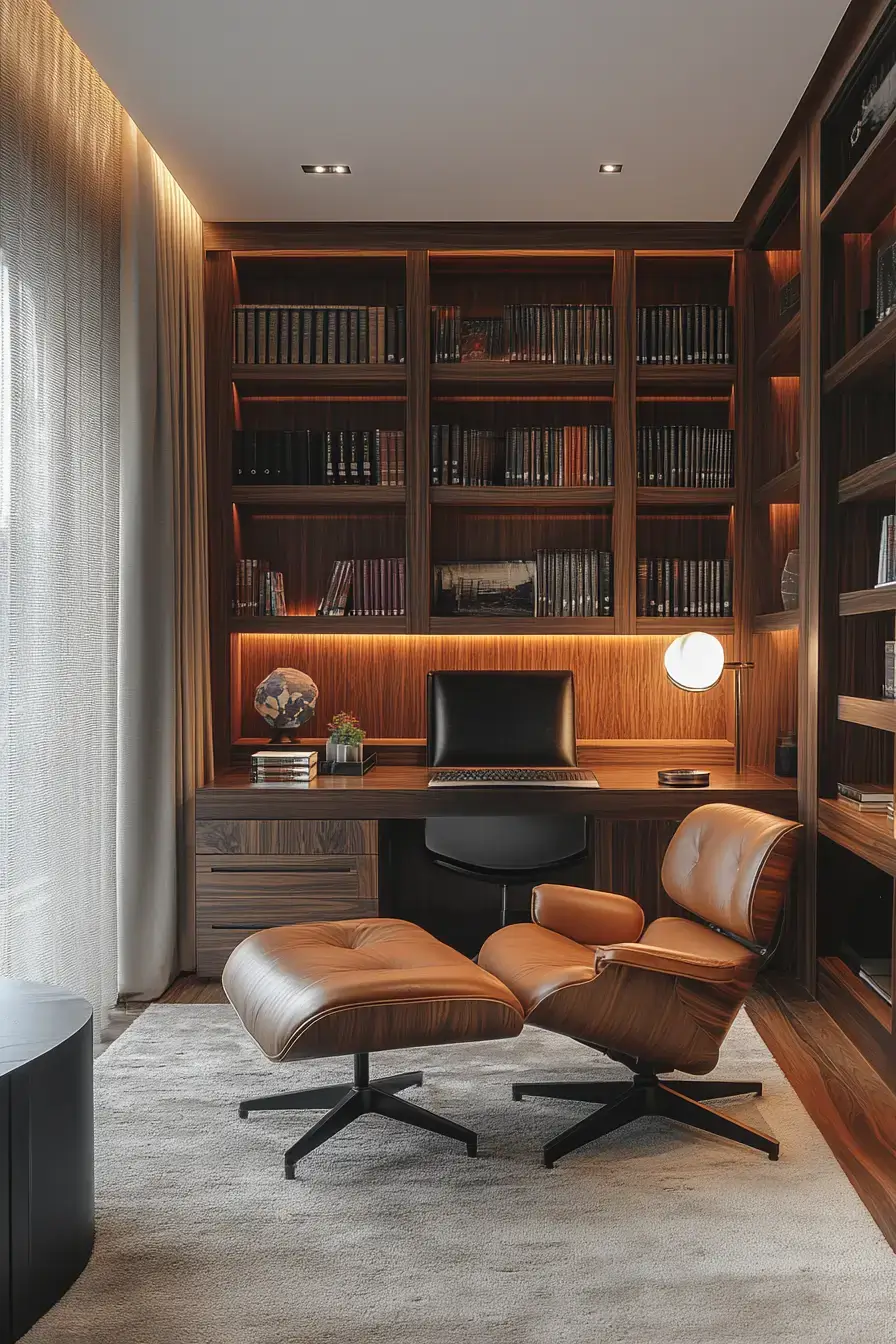 25 Cozy Home Library Corners That Make You Want to Stay Up Reading 29 cozy home library