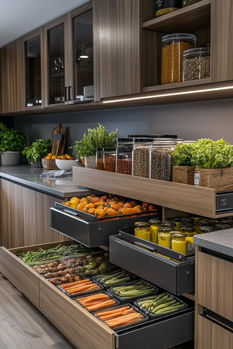 27 Kitchen Pantry Designs Built Around Real Grocery Habits 29 kitchen pantry design
