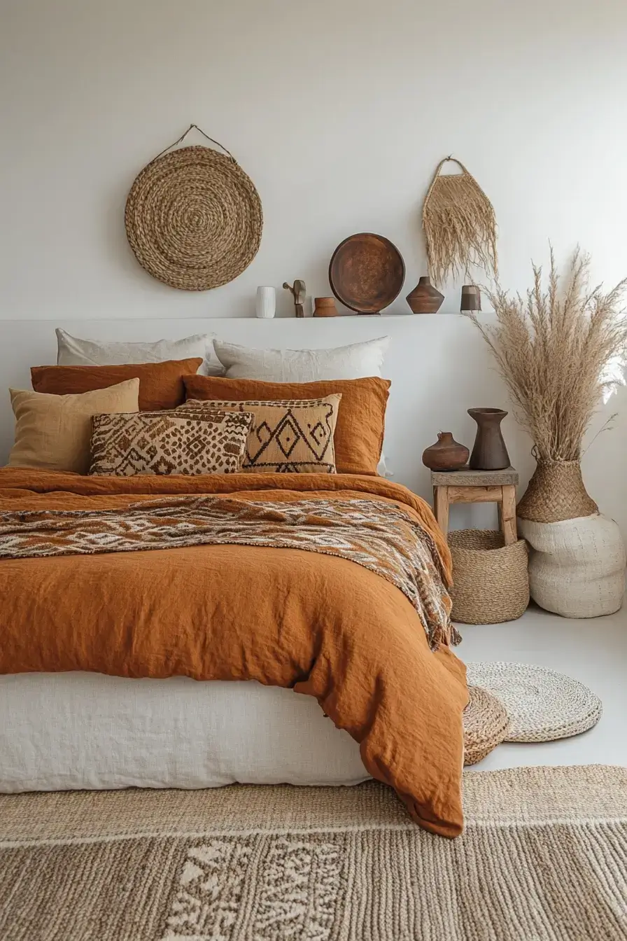 29 Afro Boho Bedroom Ideas That Turn Sleep Spaces Into Sanctuaries 29 afro boho bedroom