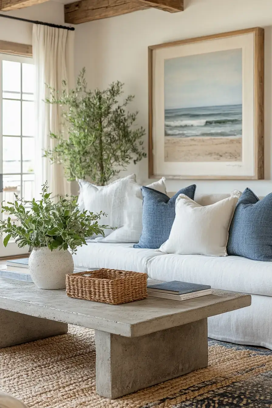 29 Coastal Casual Living Room Ideas Made for Easy Afternoons 29 coastal casual living room