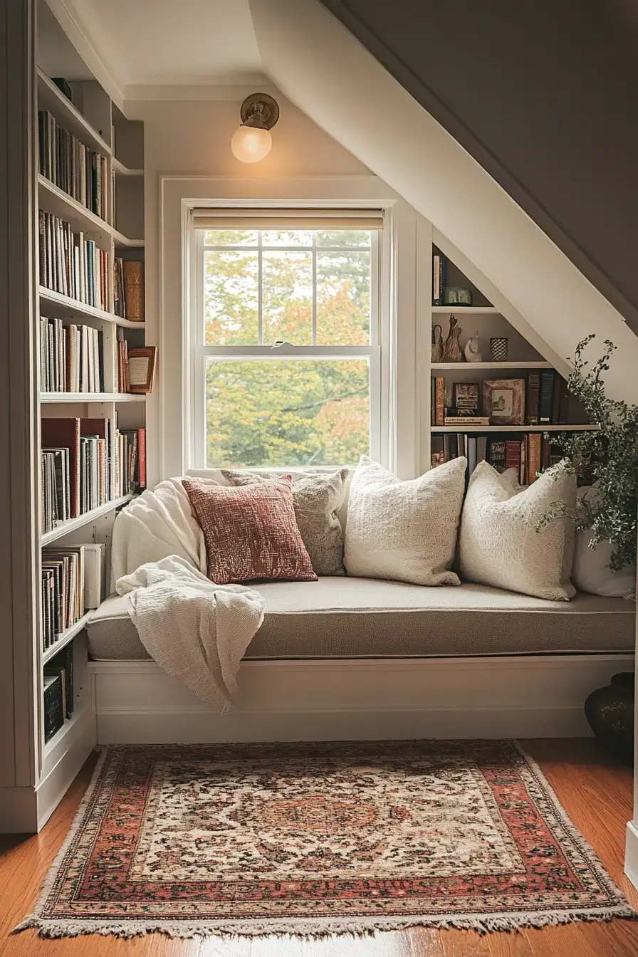 25 Cozy Home Library Corners That Make You Want to Stay Up Reading 3 cozy home library