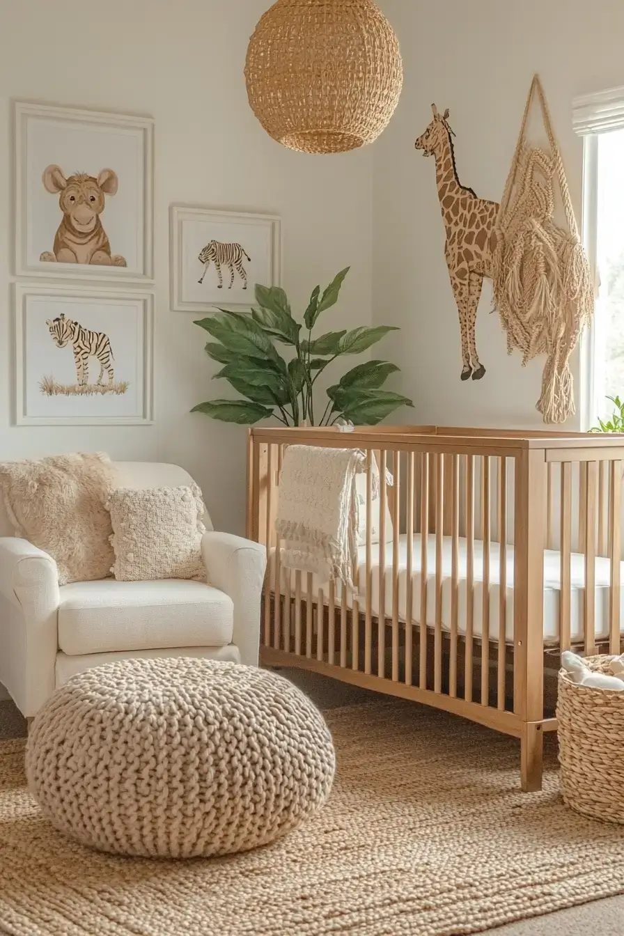 29 Safari Baby Room Ideas for a Soft Little Wild Side 3 safari baby room