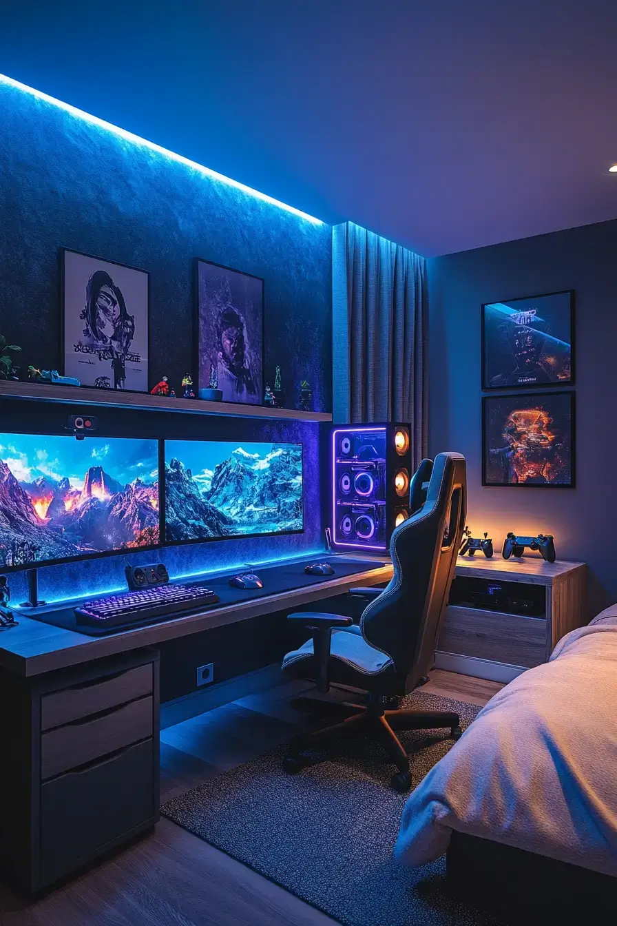 21 Teen Boy Bedrooms That Balance Posters and Actual Sleep 3 teen boy bedroom