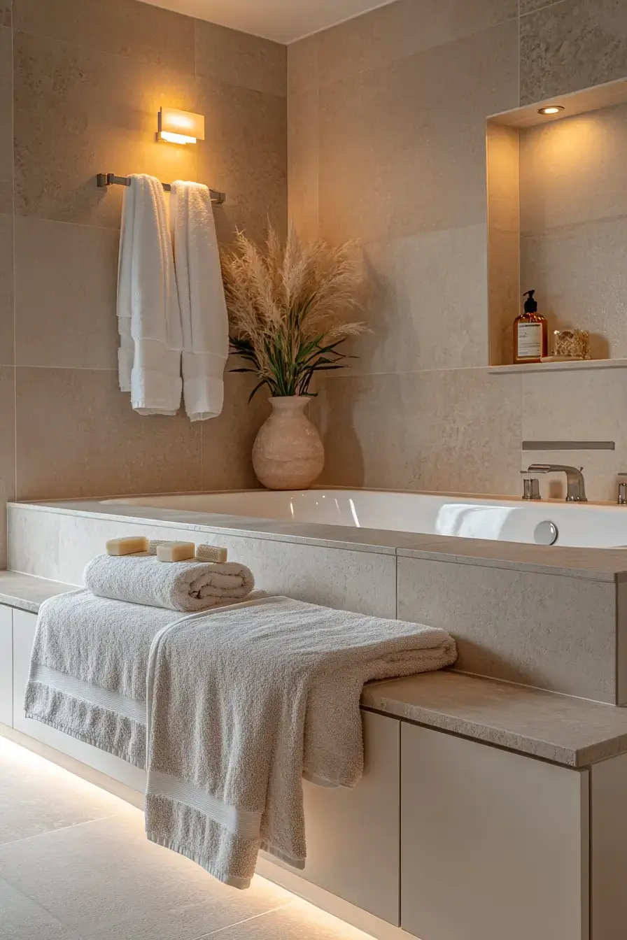 27 Beige Bathroom Looks That Stay Calm Even on Busy Mornings 3 beige bathroom ideas