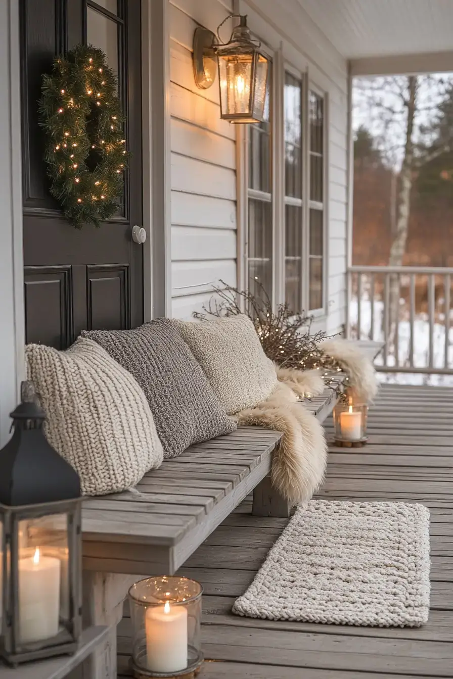 23 Front Porch Christmas Decor Looks That Last Through January 3 front porch christmas decor