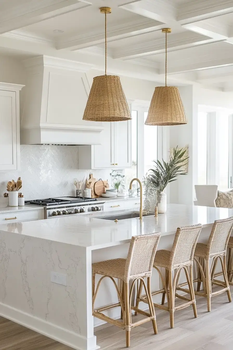 29 Coastal Kitchen Ideas That Carry the Shore Right to the Sink 3 coastal kitchen