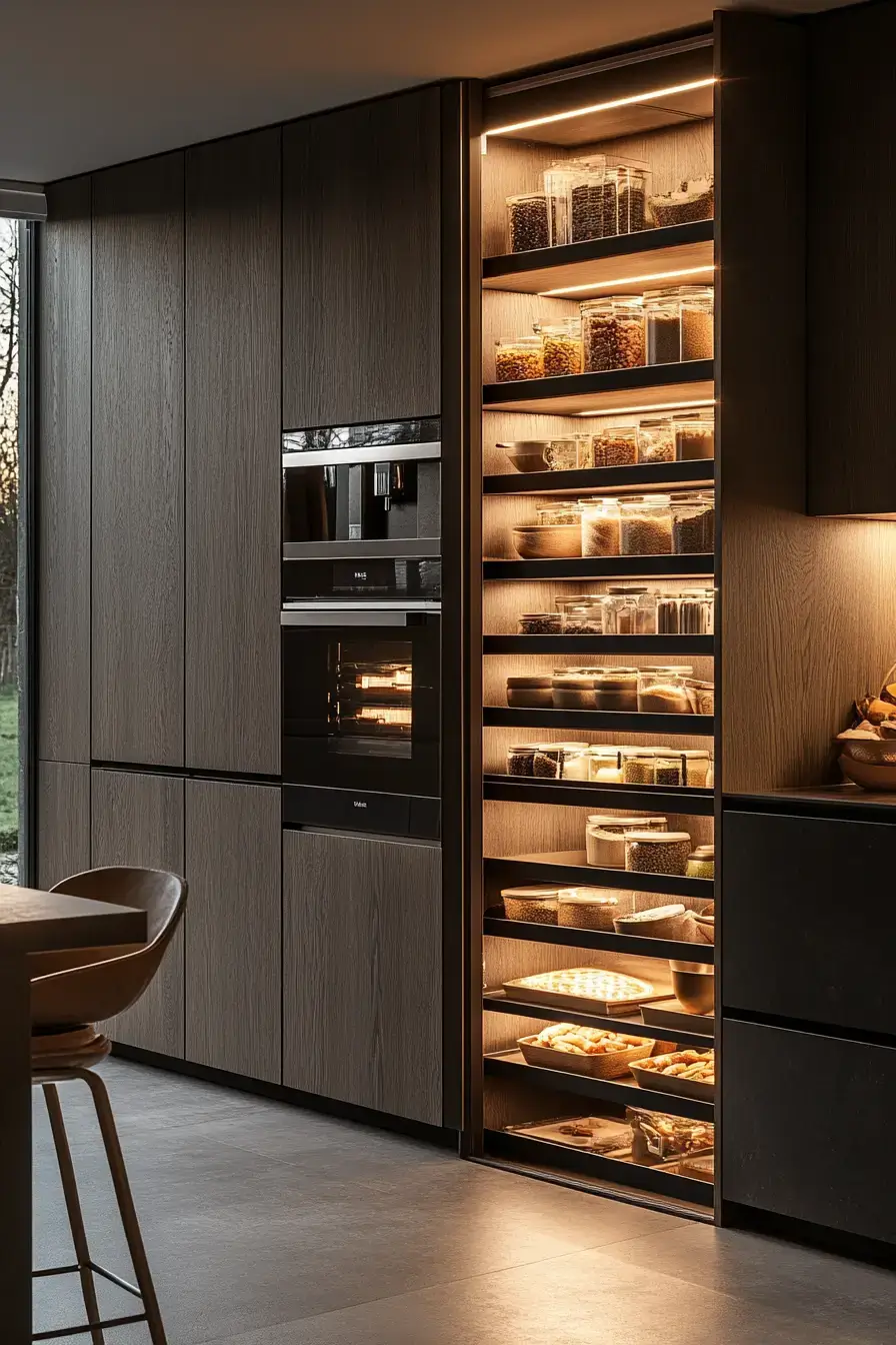 27 Kitchen Pantry Designs Built Around Real Grocery Habits 4 kitchen pantry design