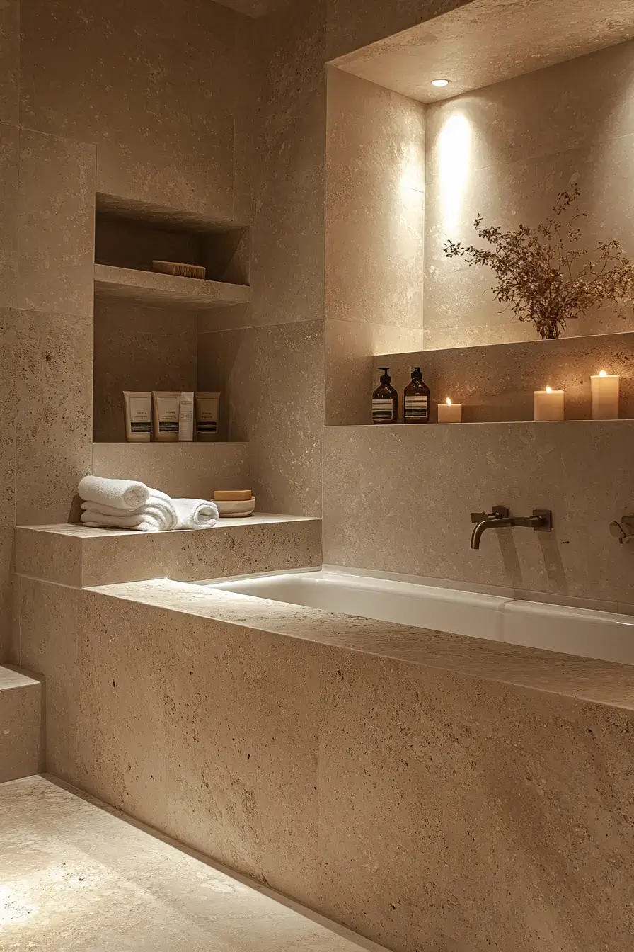 27 Beige Bathroom Looks That Stay Calm Even on Busy Mornings 4 beige bathroom ideas