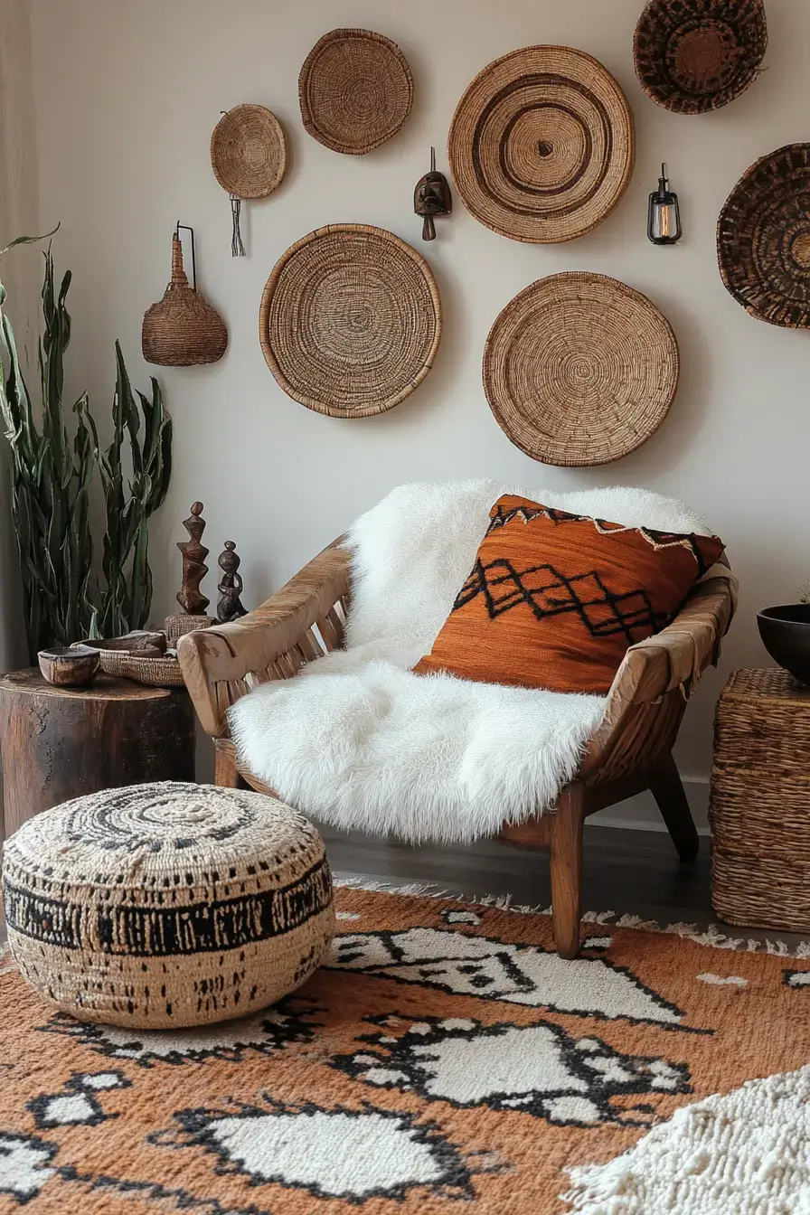 29 Afro Boho Decor Ideas That Bring Soul and Story Into Every Corner 4 afro boho decor