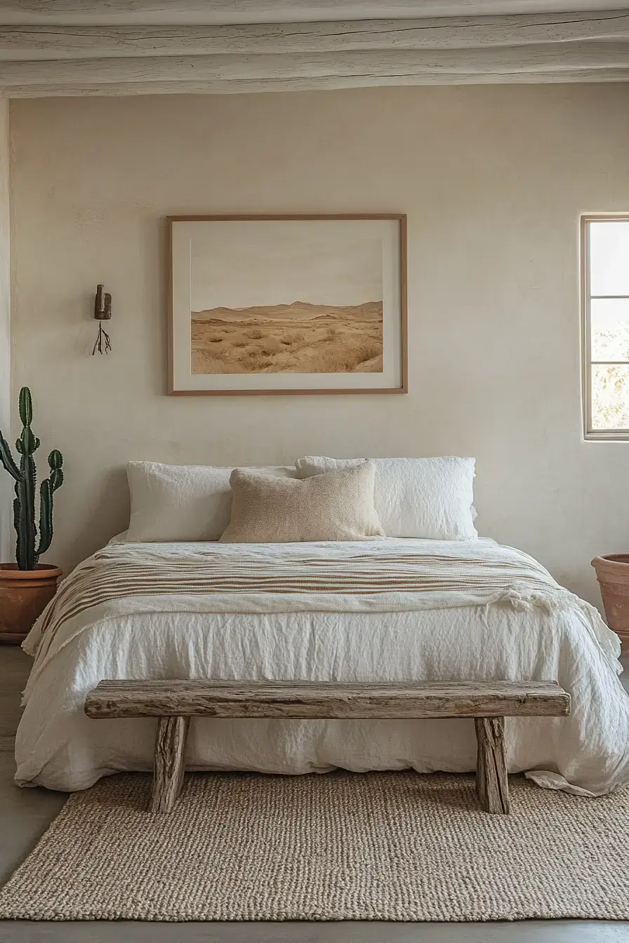29 Minimalist Boho Bedroom Ideas That Balance Bare and Cozy 4 minimalist boho bedrooms