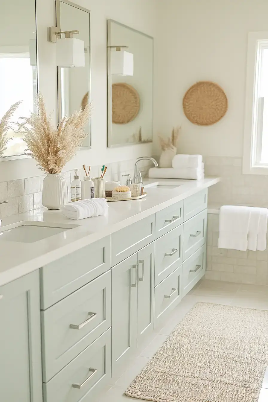 29 Modern Coastal Bathroom Ideas That Feel Spa-Calm 4 modern coastal bathroom