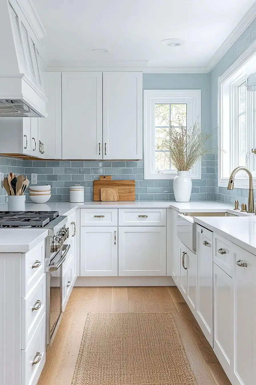 29 Coastal Kitchen Ideas That Carry the Shore Right to the Sink 4 coastal kitchen