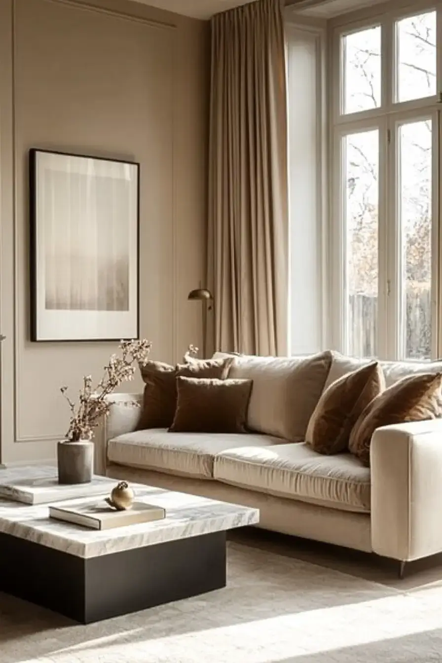 31 Beige Living Room Setups That Feel Like a Real Sunday Morning 4 beige living room