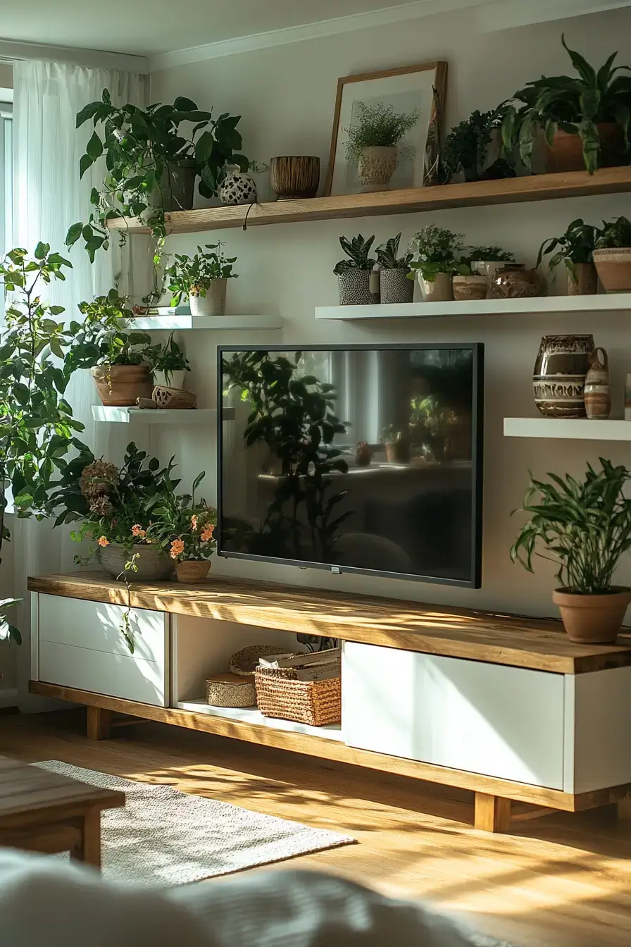 29 TV Unit Decor Ideas That Finally Give the Screen a Proper Home 4 tv unit decor