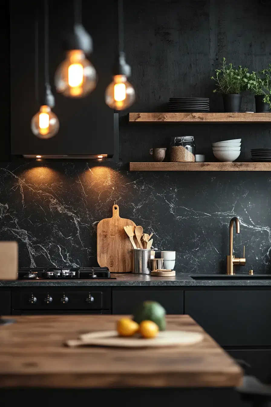 29 Dark Rustic Kitchen Ideas With Real Cabin Depth 5 dark rustic kitchen