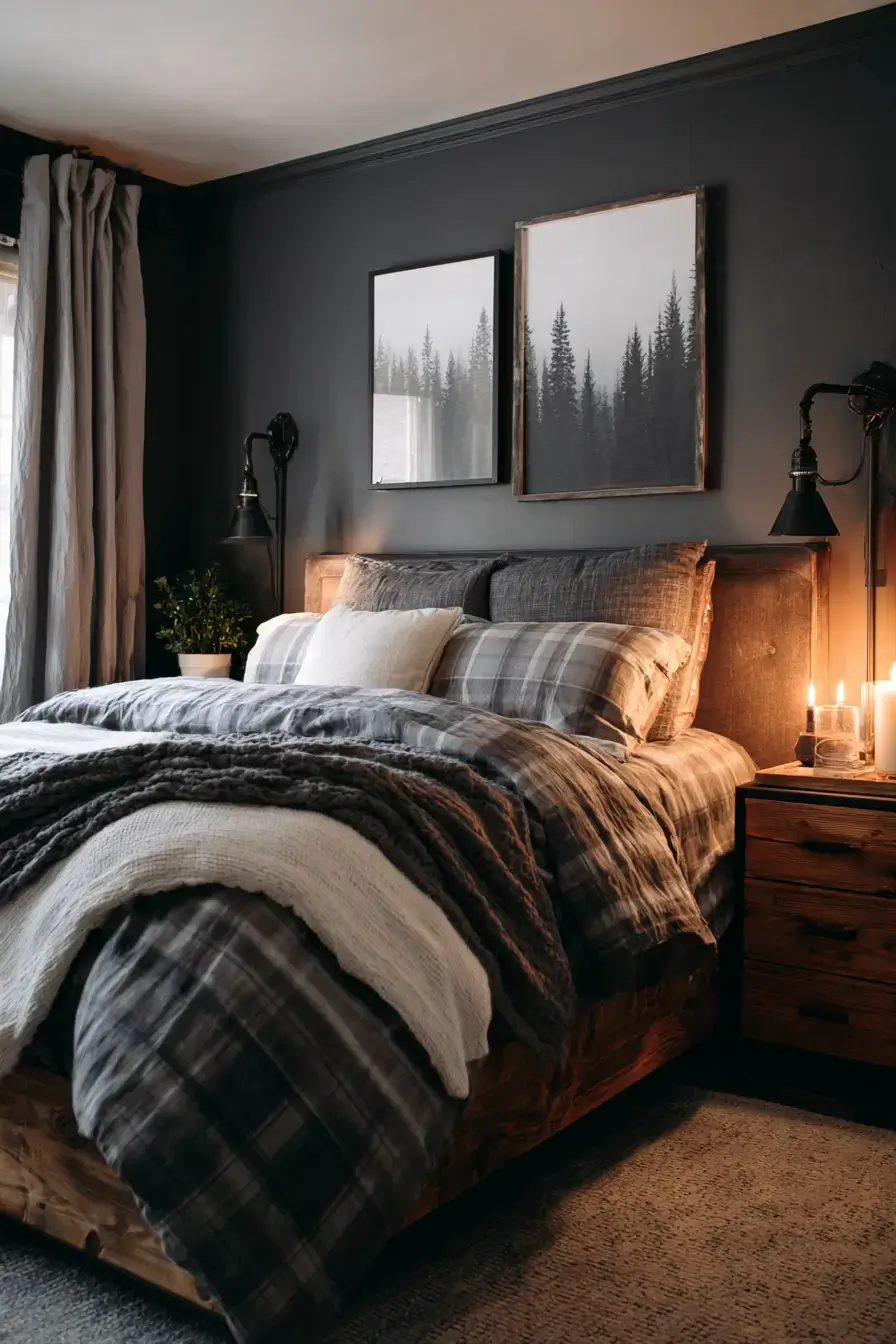 29 Black Themed Bedroom Ideas That Read Cozy, Not Cold 5 black themed bedroom