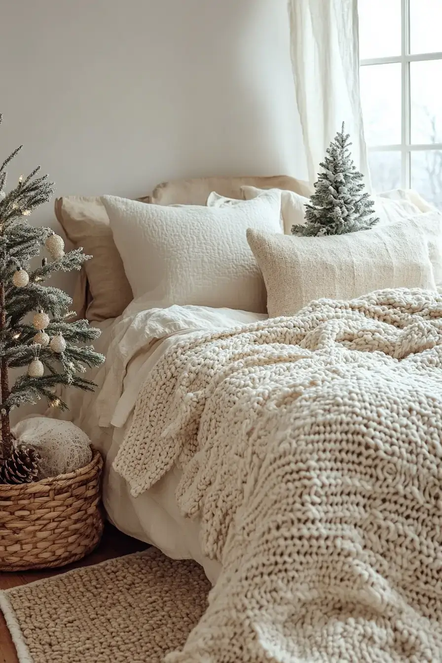 31 Christmas Bedroom Ideas That Feel Warm Without the Glitter Overload 5 christmas bedroom