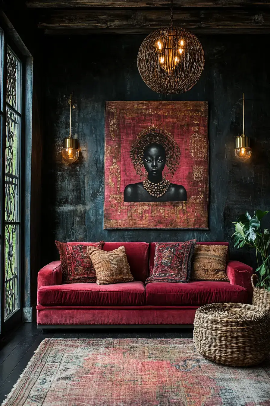 29 Afro Bohemian Style Decor Ideas That Make a Room Feel Collected, Not Decorated 5 afro bohemian style decor