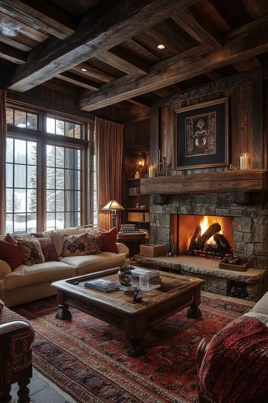 29 Rustic Living Room Decor Ideas With Honest, Worn-In Warmth 5 rustic living room decor