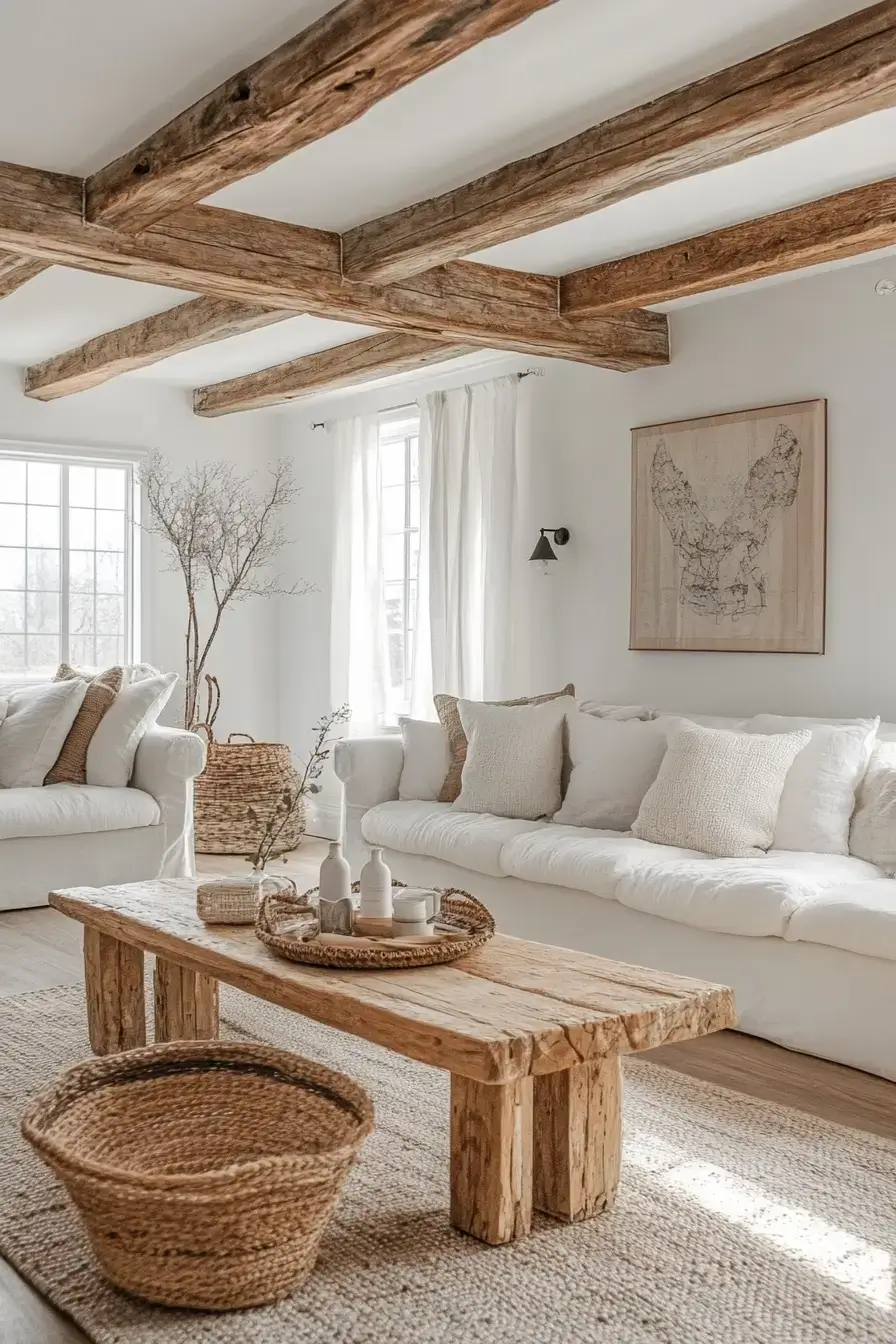 29 Rustic Farmhouse Living Room Ideas Built for Everyday Life 6 rustic farmhouse living room