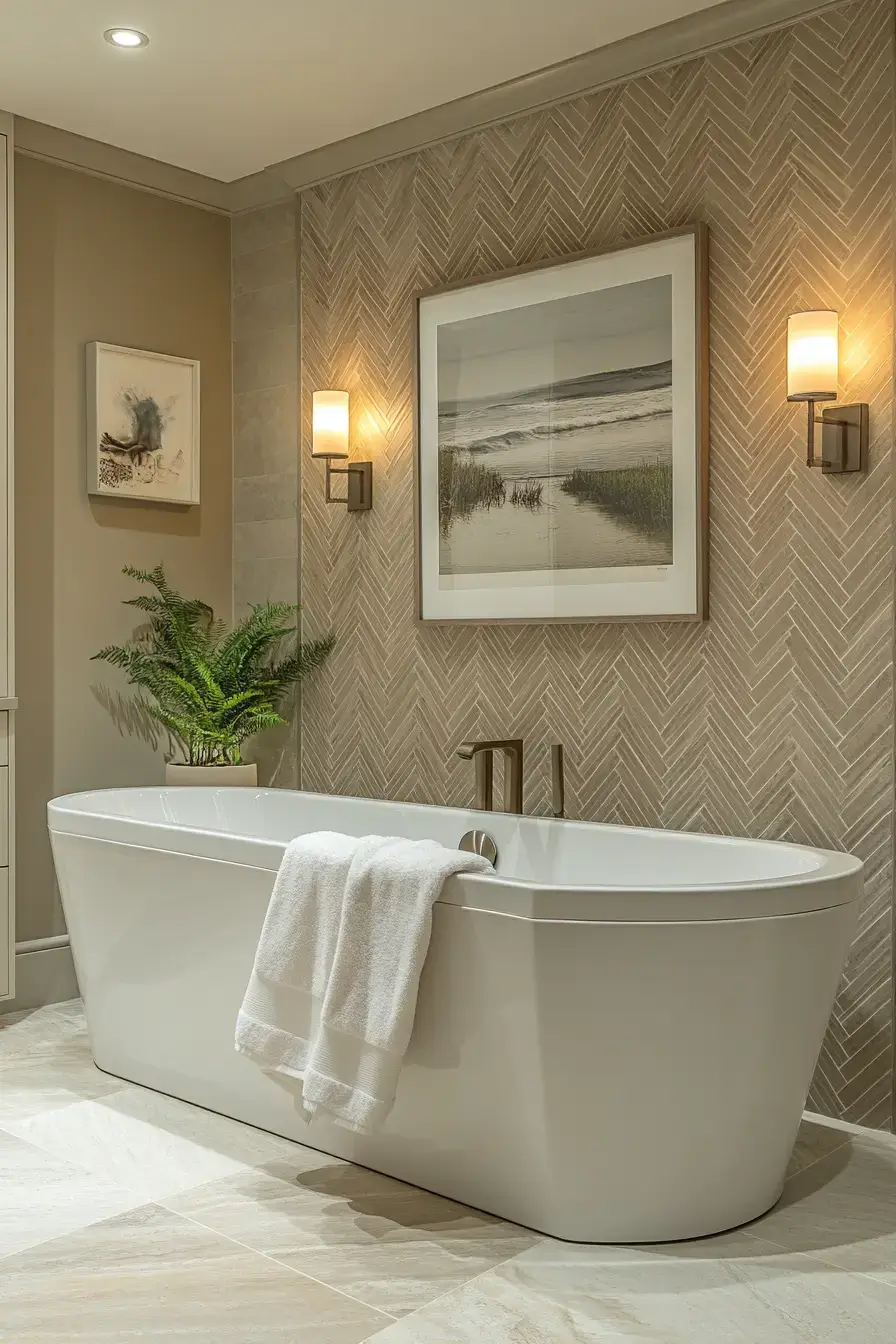 27 Beige Bathroom Looks That Stay Calm Even on Busy Mornings 6 beige bathroom ideas