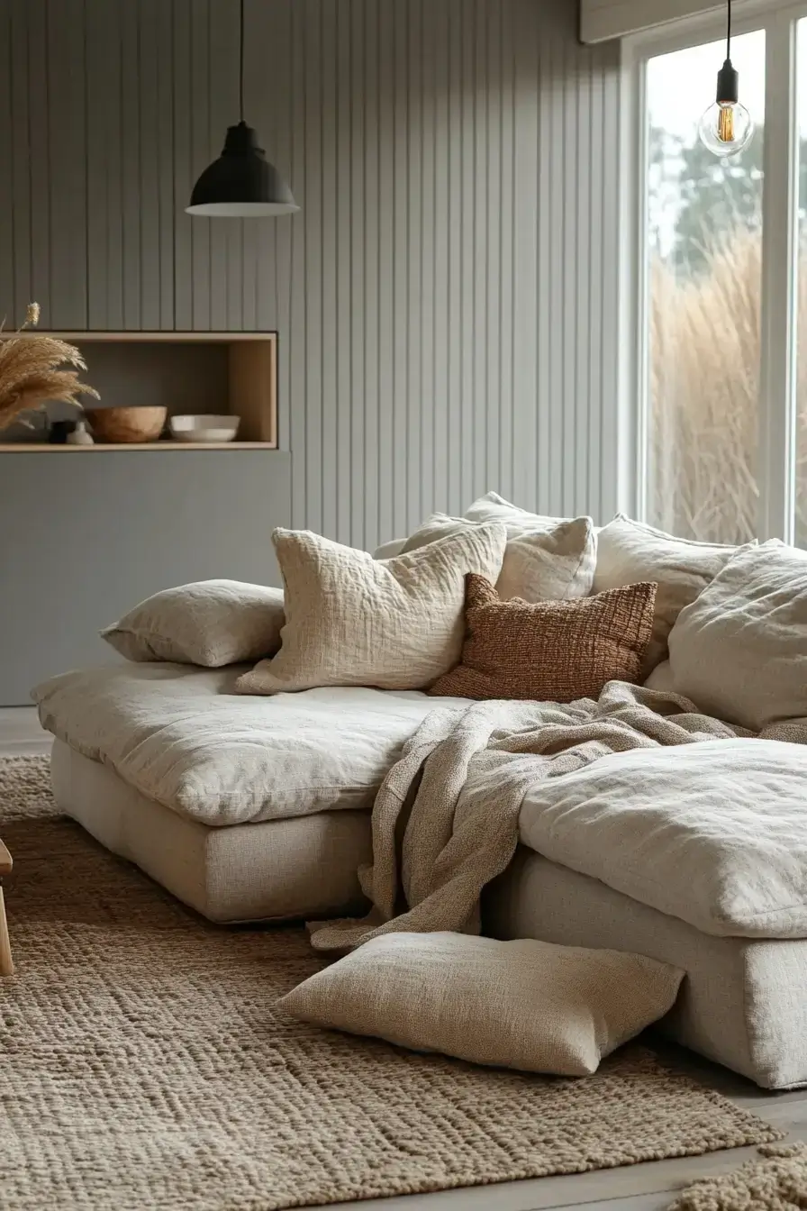 25 Grey and Beige Living Room Mixes That Actually Stay Warm 6 grey and beige living room